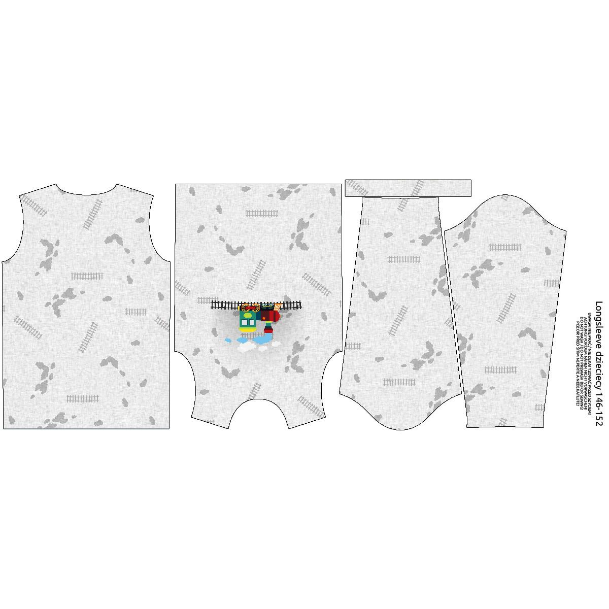 LONGSLEEVE - LOCOMOTIVE / green - sewing set