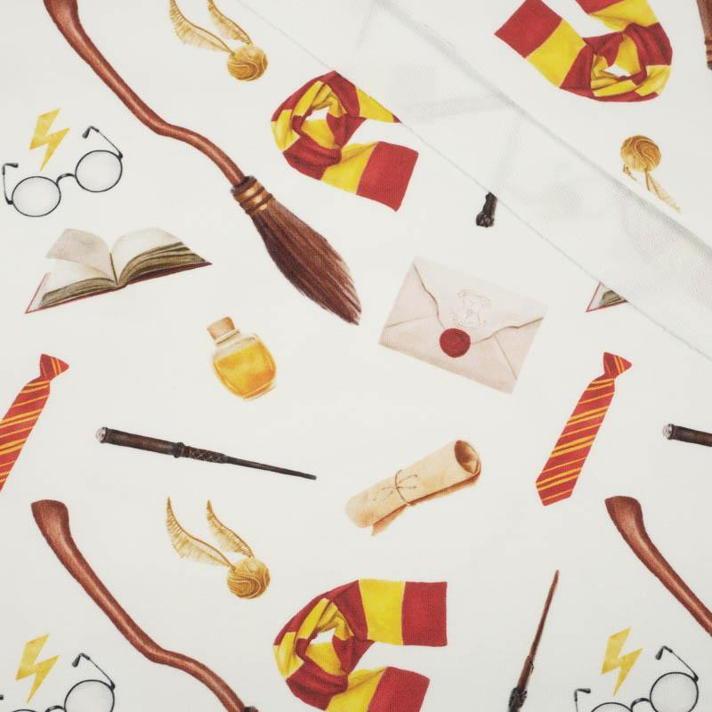 MAGIC WORLD pat. 2 (MAGIC SCHOOL) - looped knit fabric