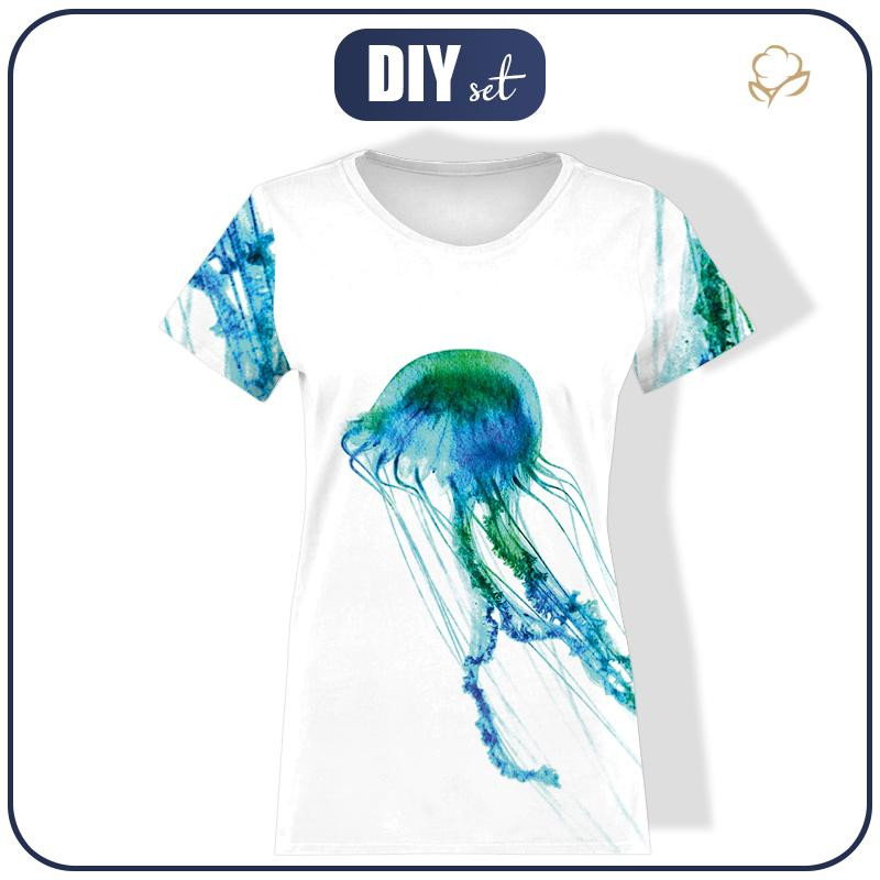 WOMEN’S T-SHIRT - JELLYFISH - single jersey 