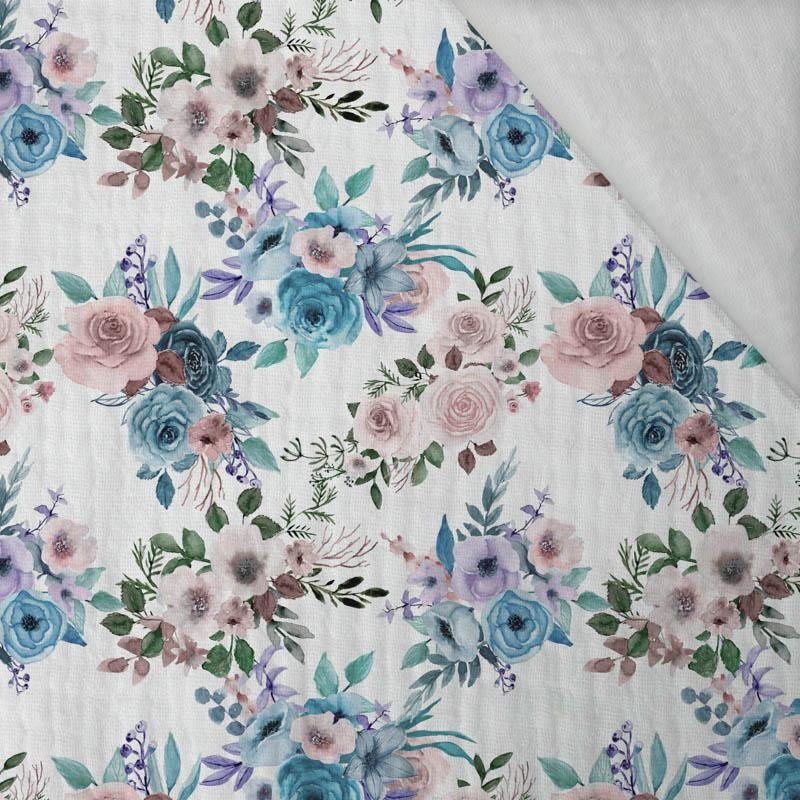 FLOWER BOUQUET  pat. 9 (PUMPKIN GARDEN) - Cotton muslin