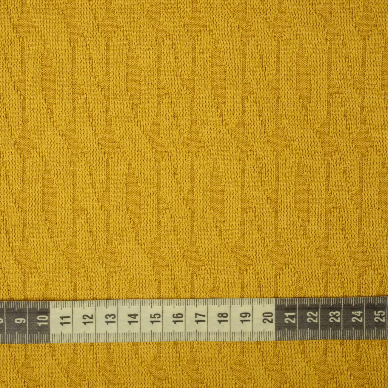 Mustard - Sweater knit fabric 420g - Braid