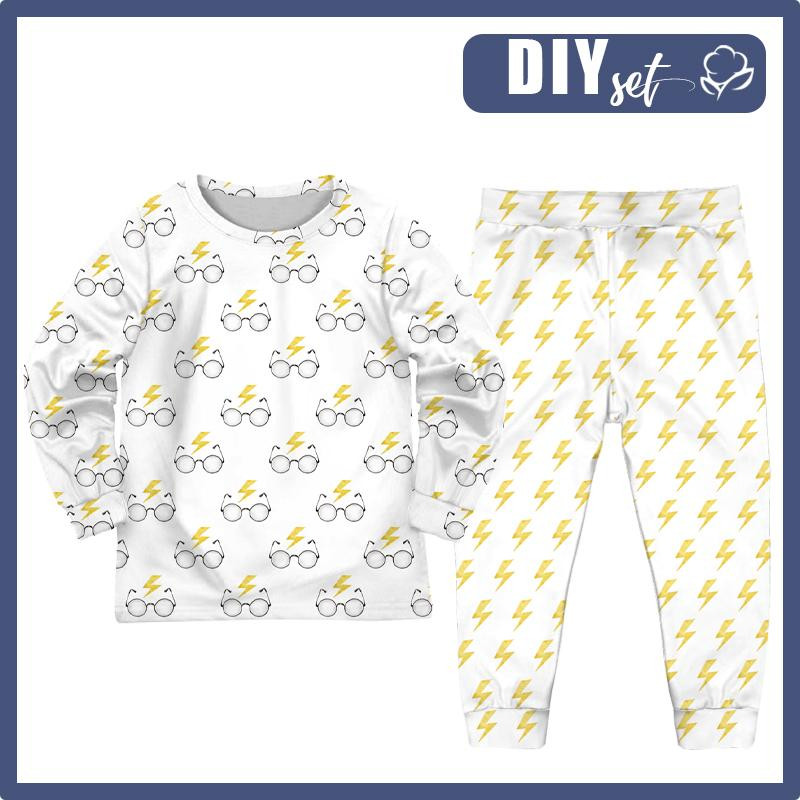 CHILDREN'S PAJAMAS " MIKI" - MAGIC GLASSES (MAGIC SCHOOL) - sewing set