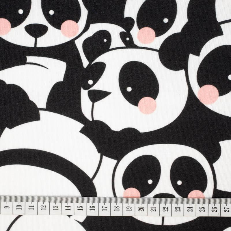 PANDAS / pink - single jersey with elastane