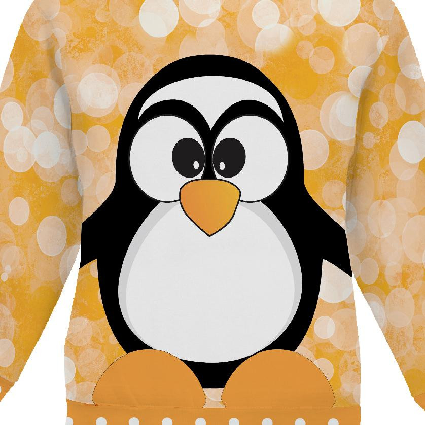 CHILDREN'S (NOE) SWEATSHIRT - PENGUIN OLAF - sewing set