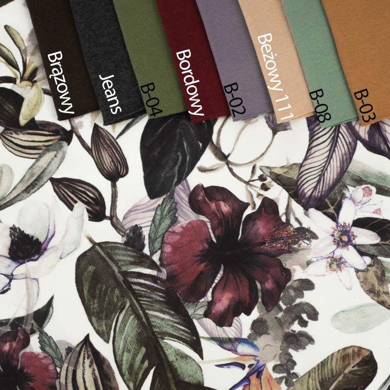 PARADISE FLOWERS - looped knit SP250