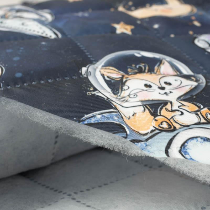 SPACE CUTIES pat. 6 (CUTIES IN THE SPACE) - Quilted nylon fabric 