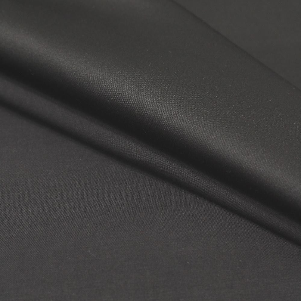 BLACK - Woven fabric sateen type