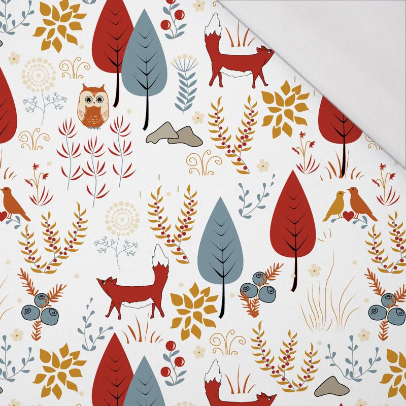 FOREST FOLKLORE / white - single jersey with elastane 