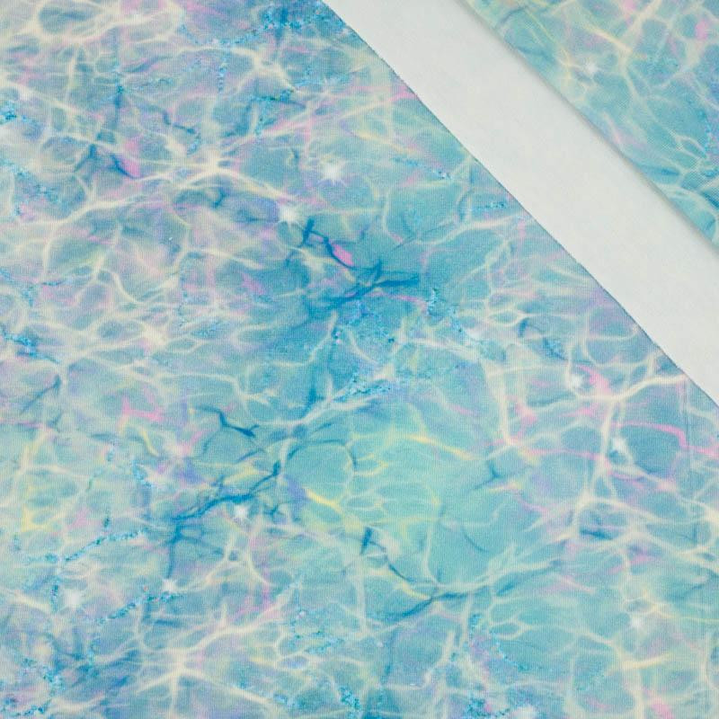 RAINBOW OCEAN pat. 2 - looped knit fabric