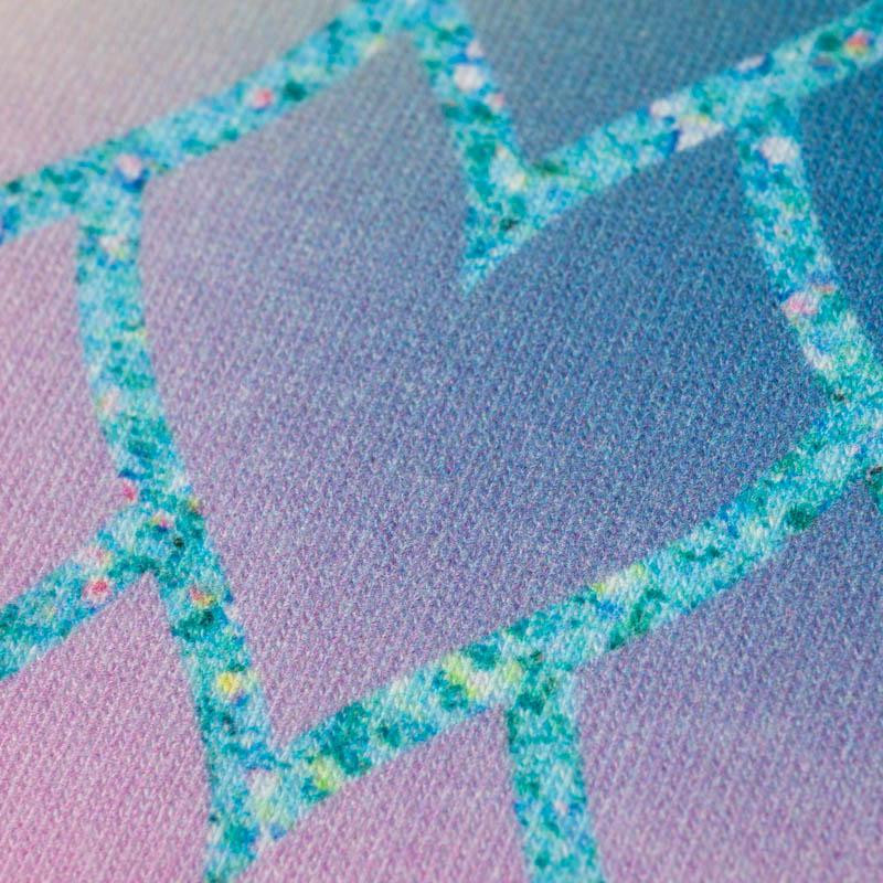 RAINBOW OCEAN pat. 4 - looped knit fabric