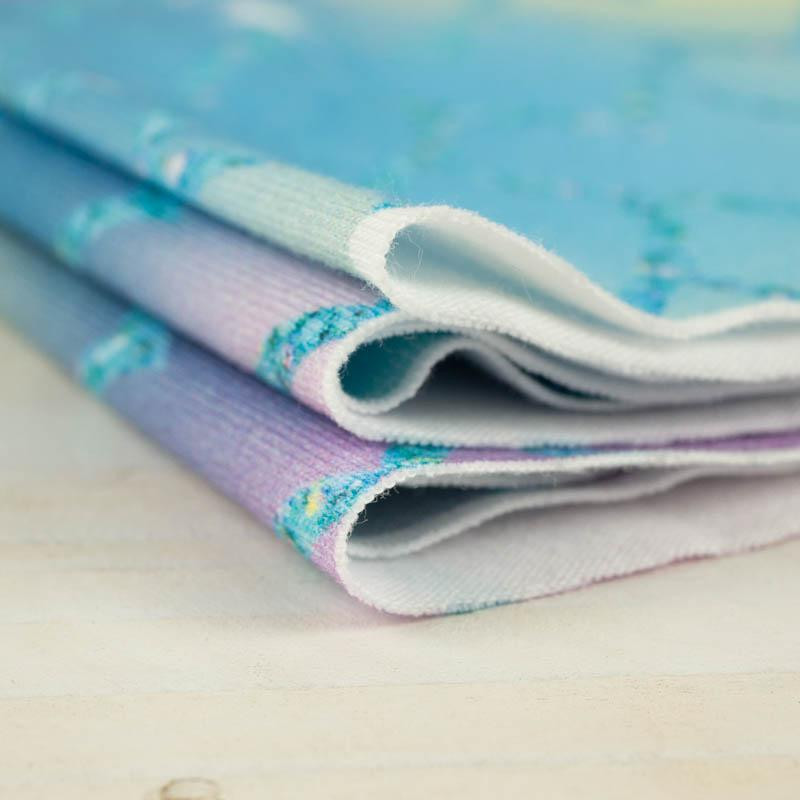 RAINBOW OCEAN pat. 4 - looped knit fabric