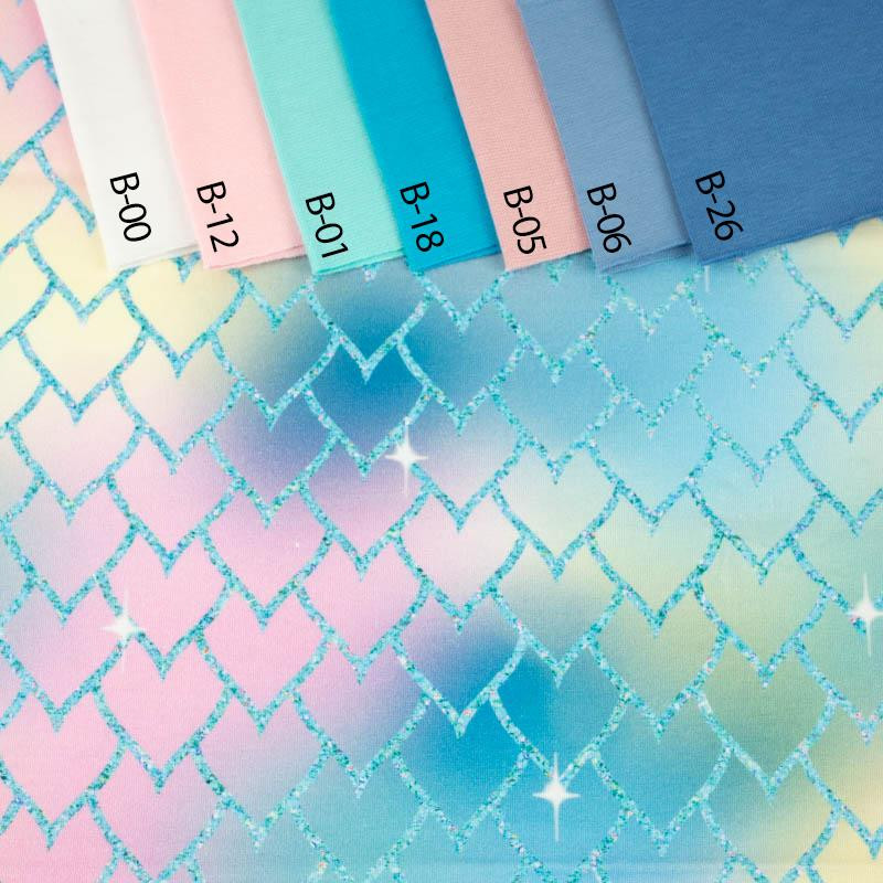 RAINBOW OCEAN pat. 4 - looped knit fabric