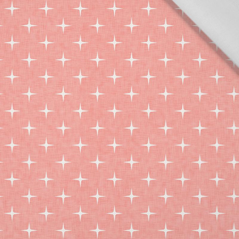 FIRST STAR / salmon pink - Cotton woven fabric