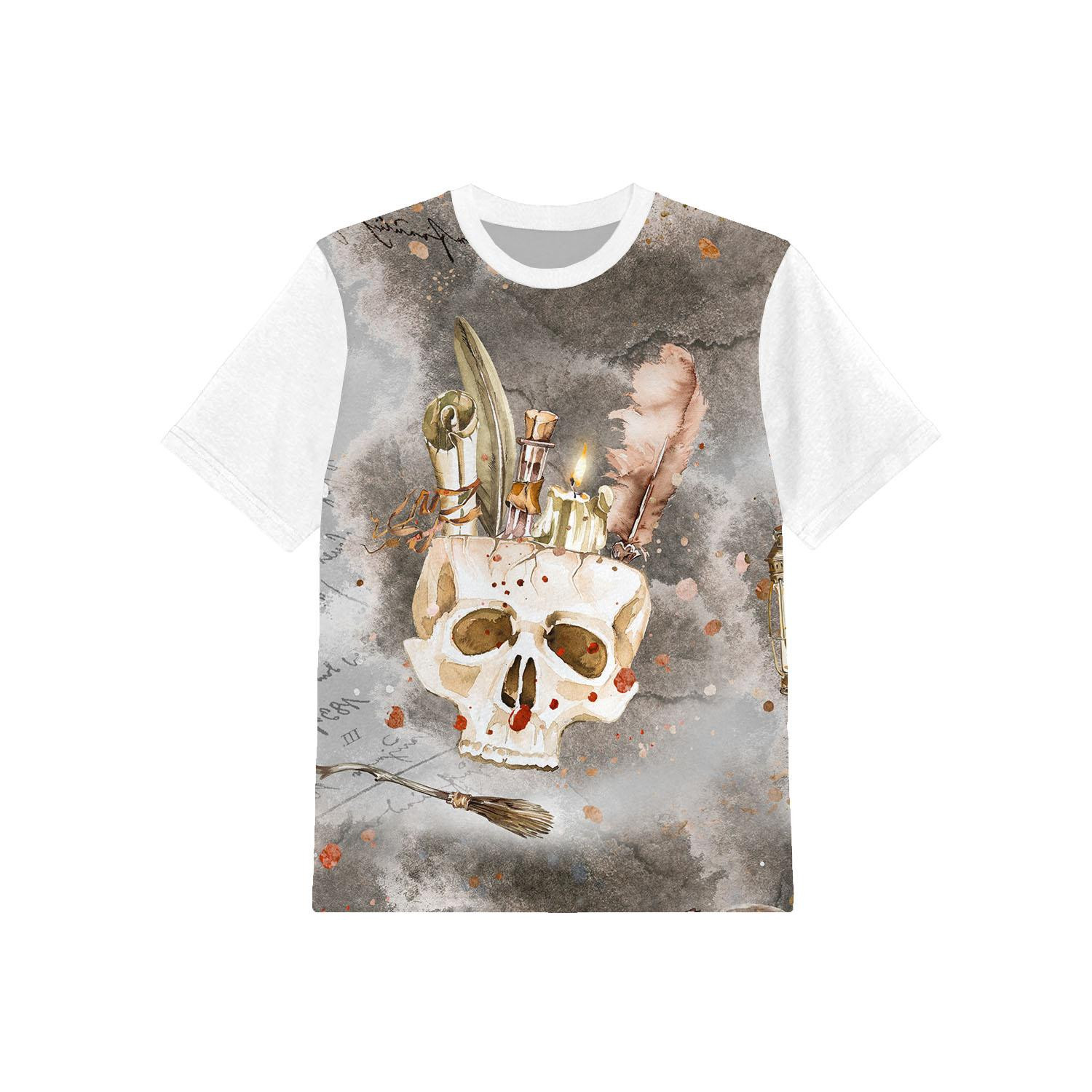 SKULL (MAGIC) - PANEL (60cm x 50cm) SINGLE JERSEY