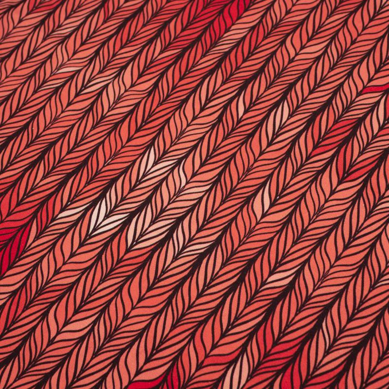 BRAID / red - looped knit 