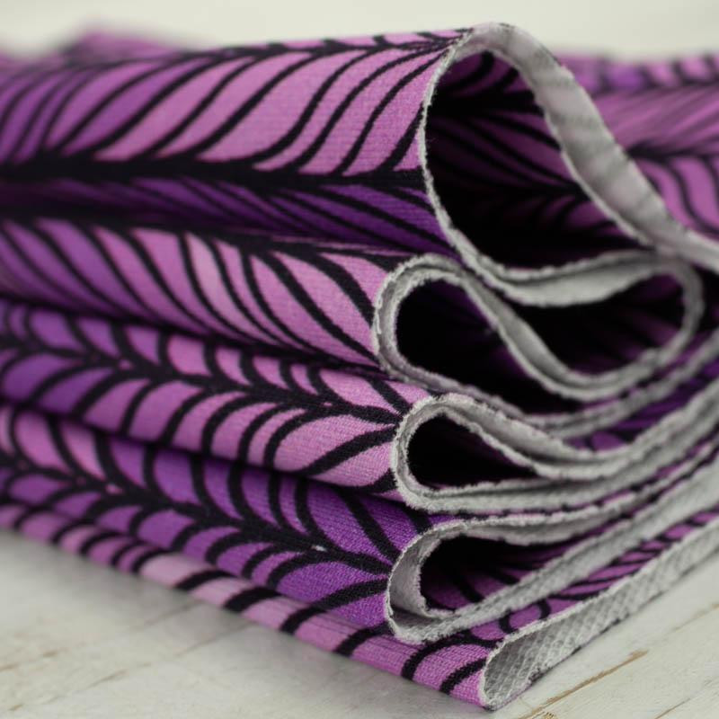 BRAID / purple - looped knit 