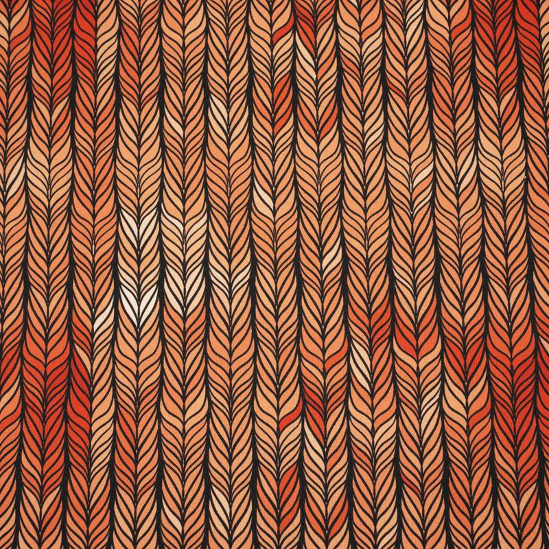 BRAID / orange - looped knit 