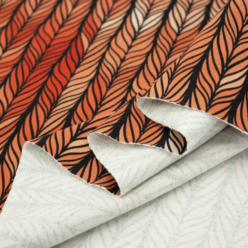 BRAID / orange - looped knit 