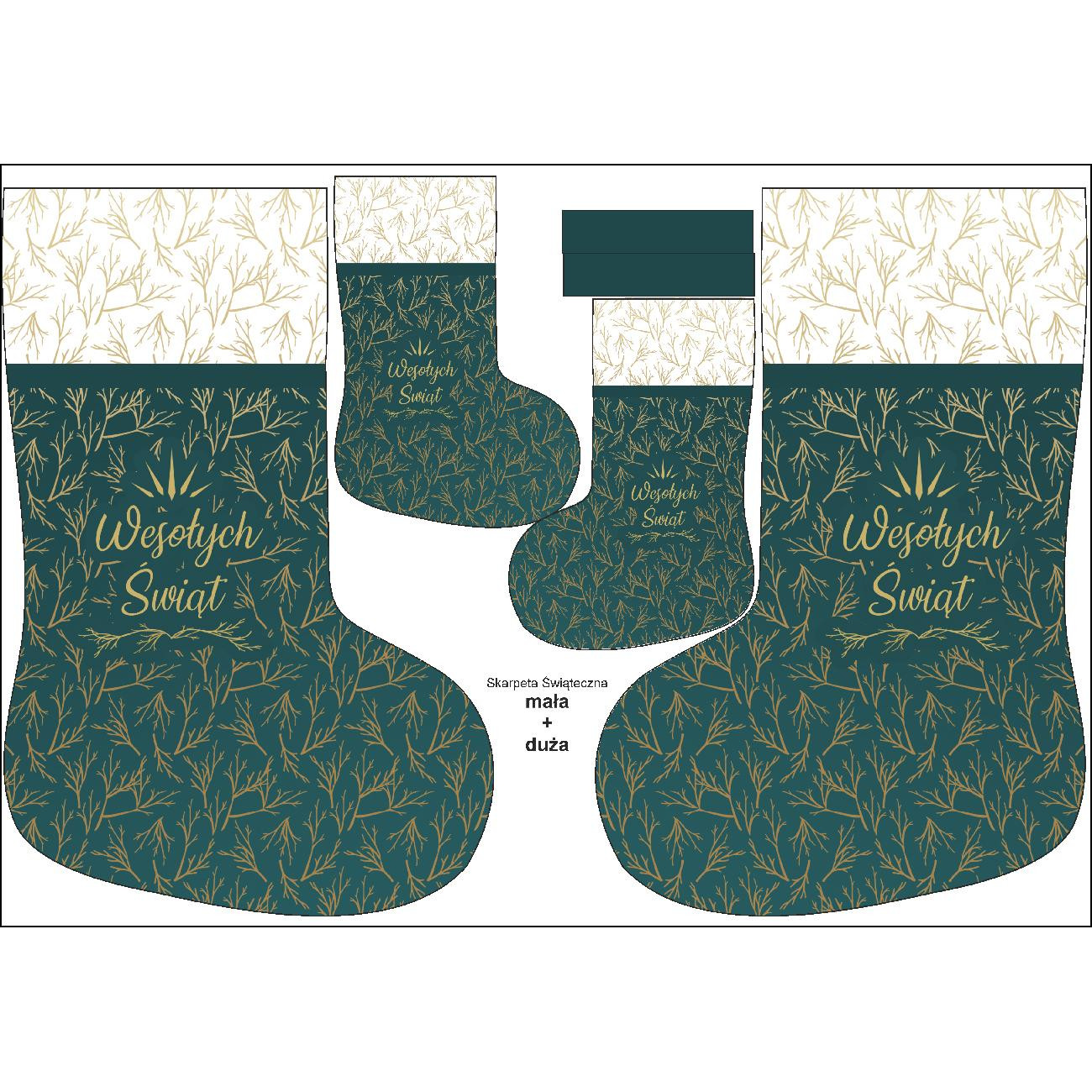 Christmas Stocking Set - WESOŁYCH ŚWIĄT / CHRISTMAS TWIGS