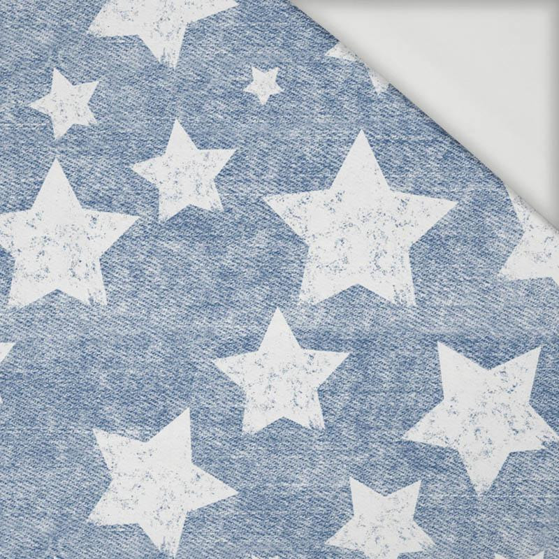 WHITE STARS / vinage look jeans (blue) - Viscose jersey