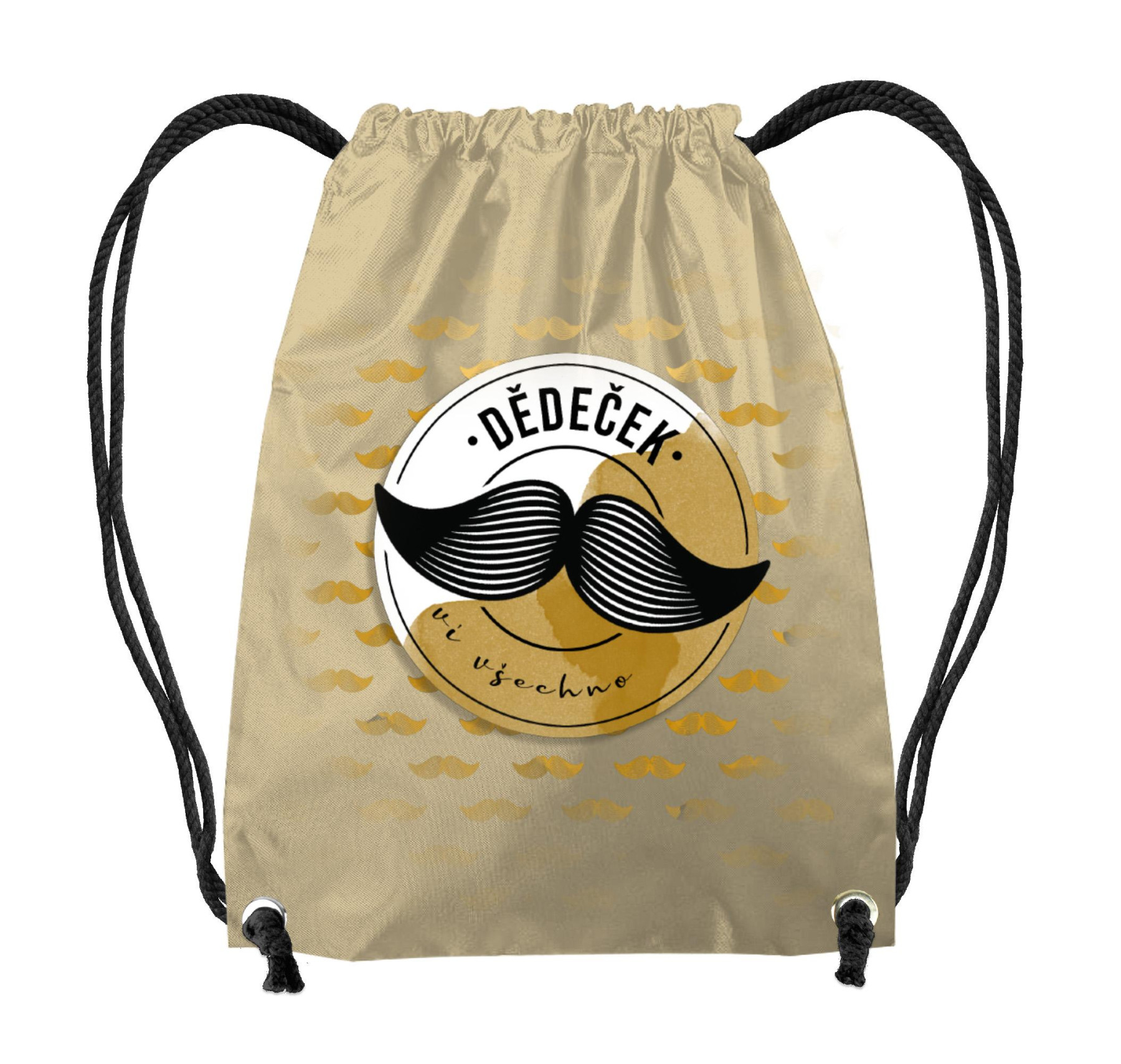 GYM BAG - DĚDEČEK VÍ VŠECHNO / mustache