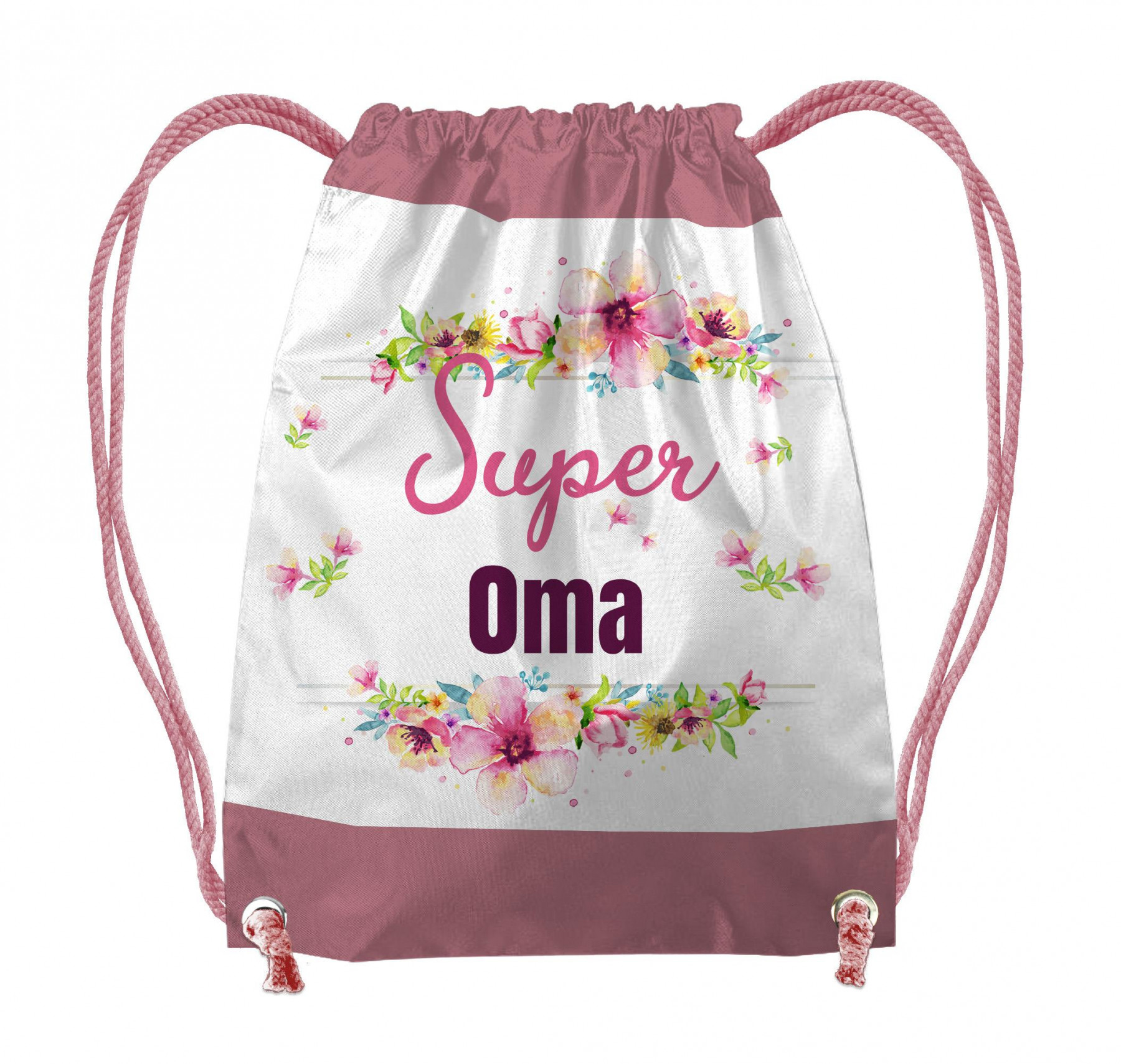 GYM BAG - SUPER OMA / pink