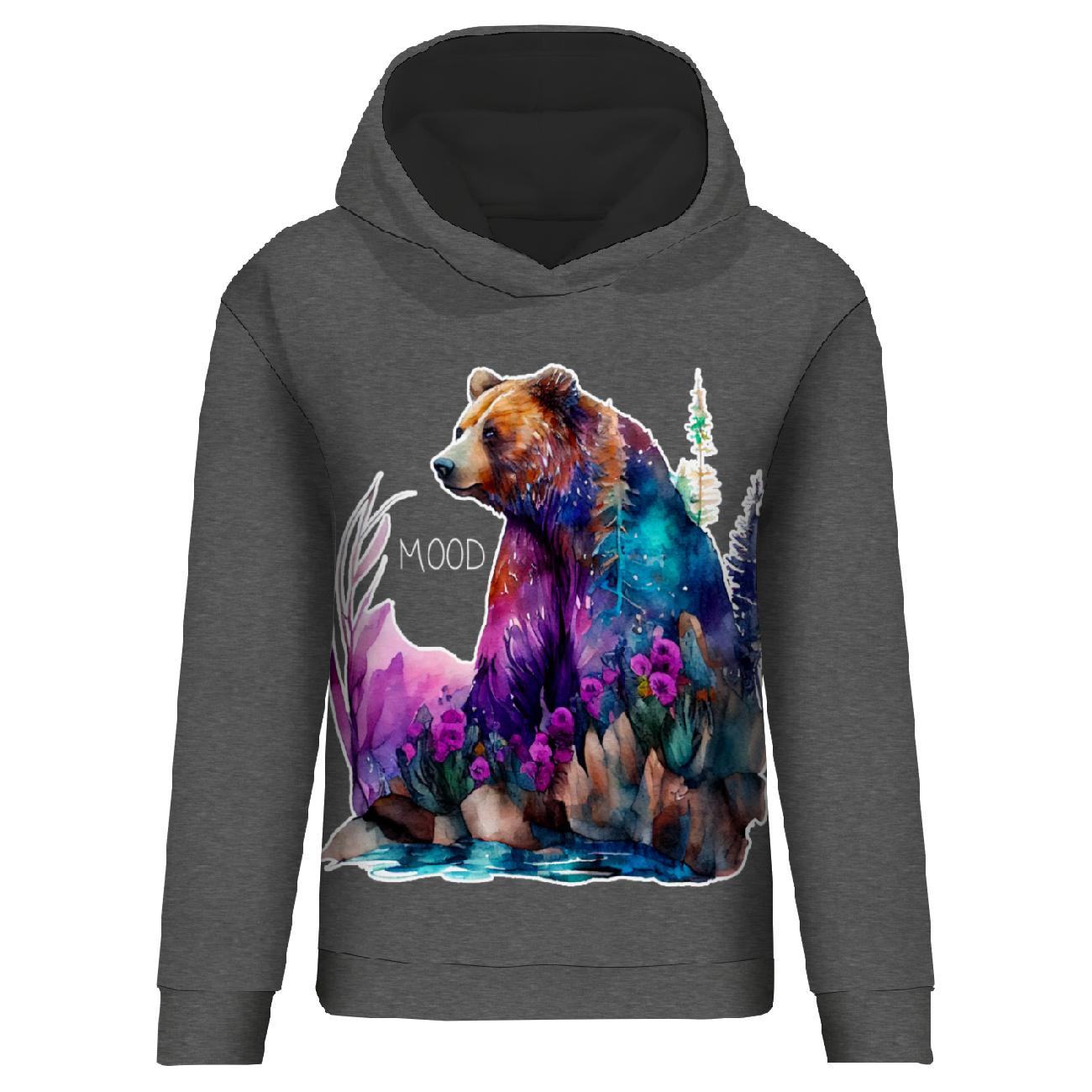 CLASSIC WOMEN’S HOODIE (POLA) - BEAR / MOOD - sewing set