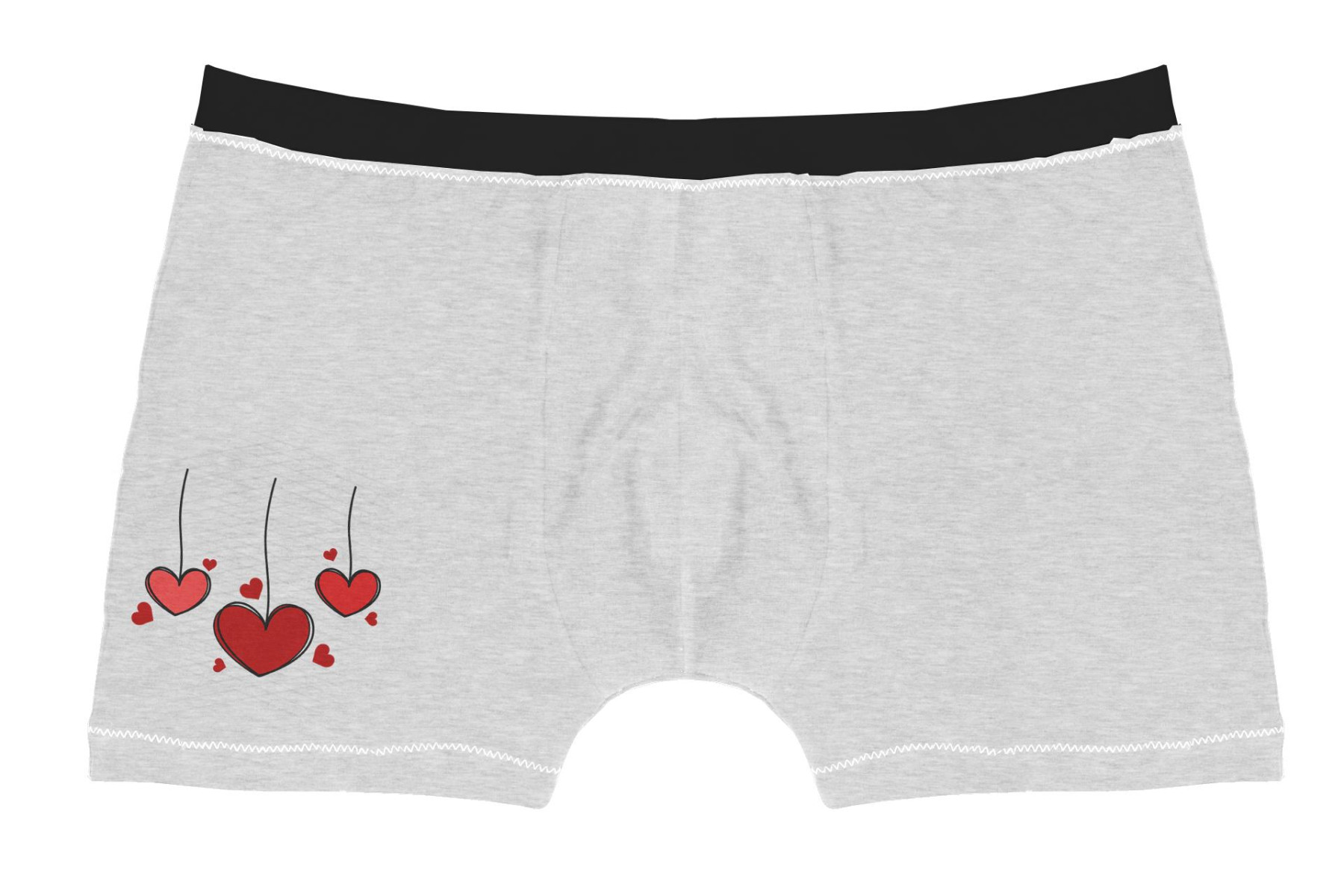 MEN'S BOXER SHORTS - VALENTINE'S HEARTS (HAPPY VALENTINE’S DAY)