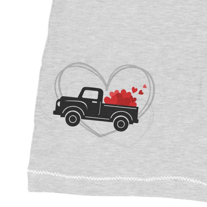 MEN'S BOXER SHORTS - VALENTINE'S CAR (HAPPY VALENTINE’S DAY)