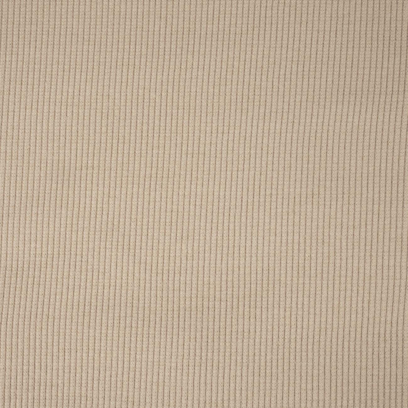 D-115 BEIGE - Ribbed knit fabric