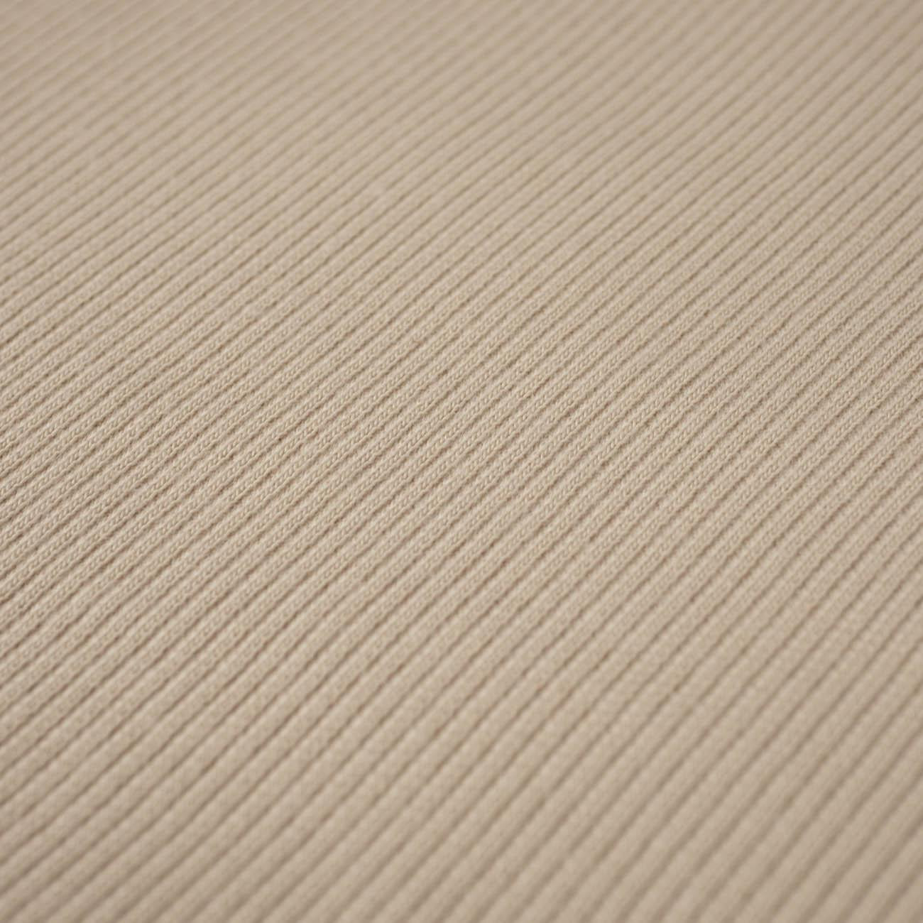 D-115 BEIGE - Ribbed knit fabric