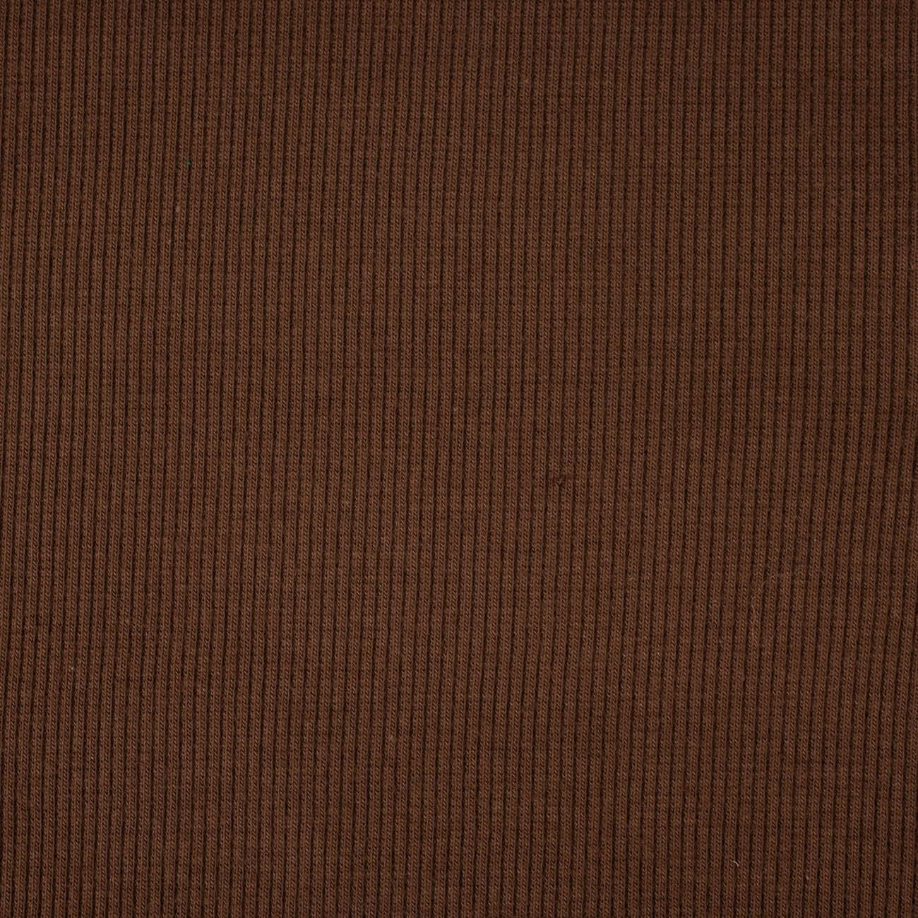 D-135 CHOCOLATE - Ribbed knit fabric