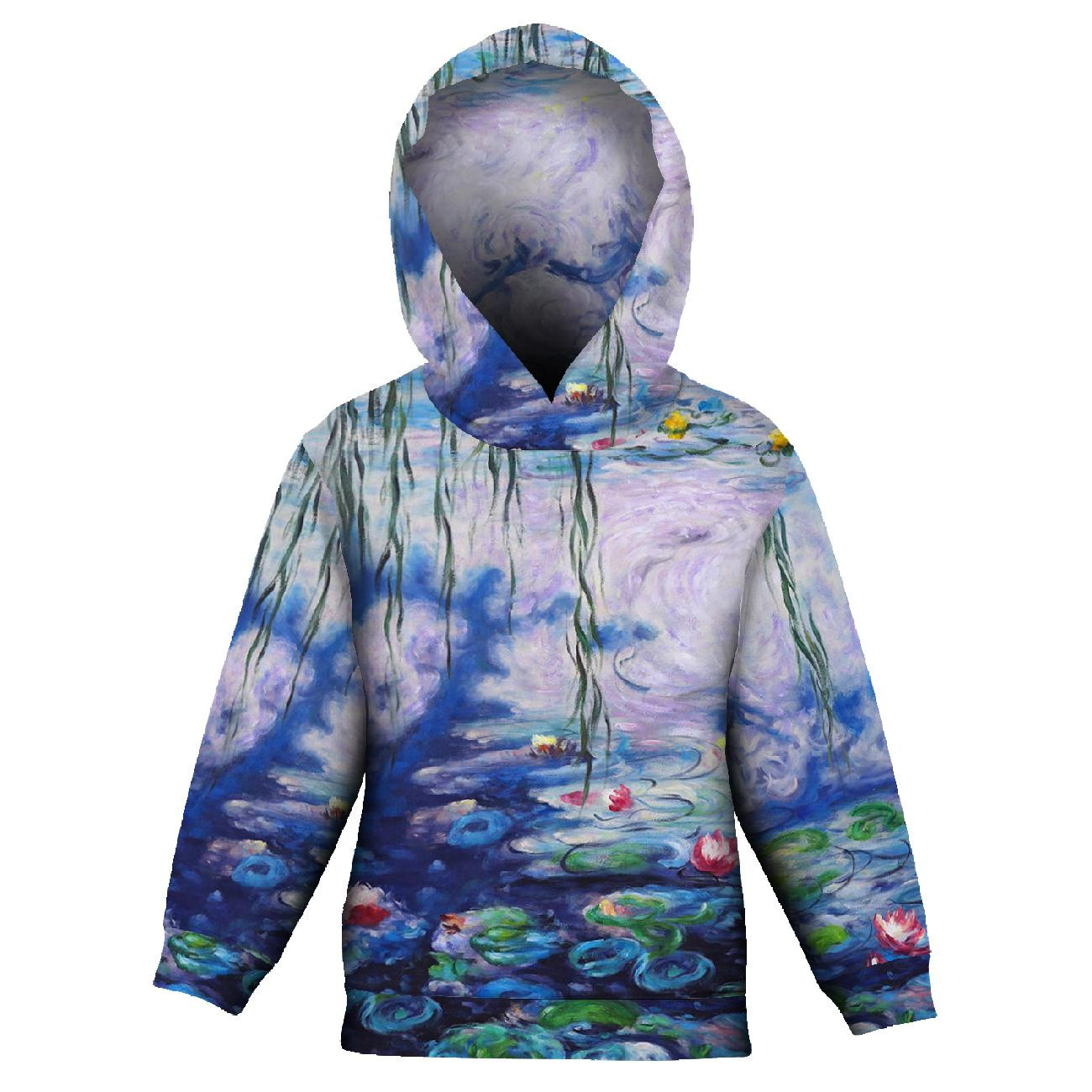 KID'S HOODIE (ALEX) - WATER LILIES (Claude Monet) - sewing set