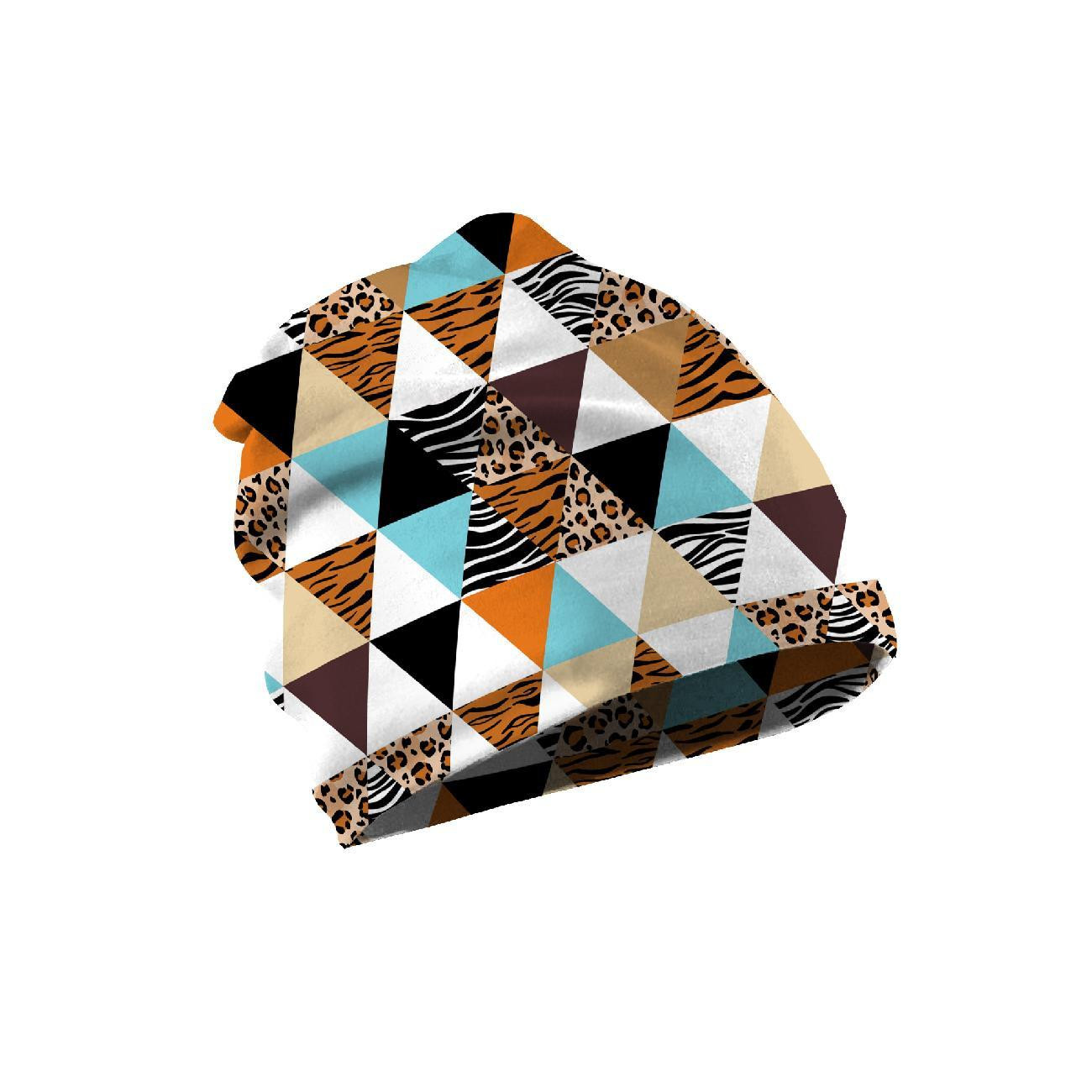 KID'S CAP AND SCARF (CLASSIC) - TRIANGLES / SPOTS 59-61