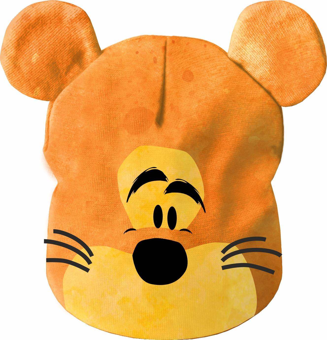 KID'S CAP AND SCARF (TEDDY) - TIGER - sewing set