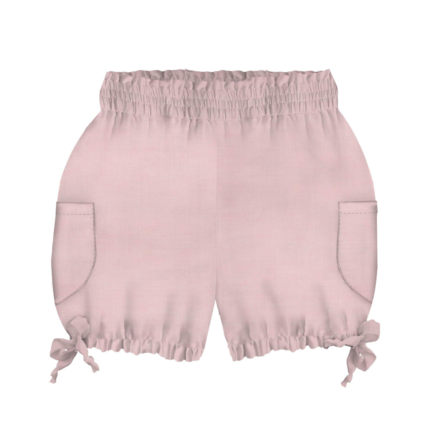 KID`S PUMPY SHORTS - LIGHT PINK - sewing set