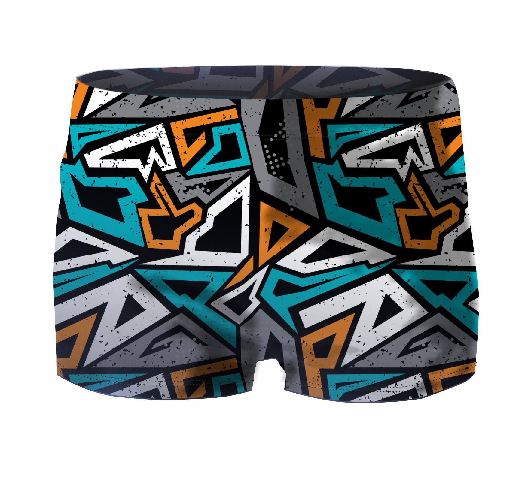 Boy's swim trunks - GRAFFITI - sewing set