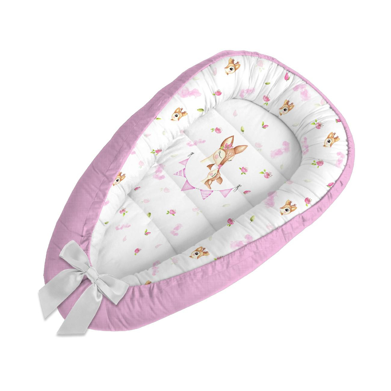BABY NEST - FAWN / pink - sewing set