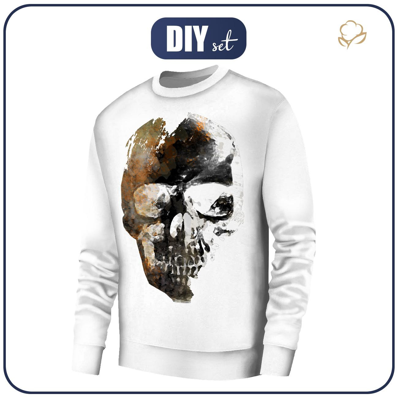 MEN’S SWEATSHIRT (OREGON) BASIC - SKULL pat. 3 - sewing set