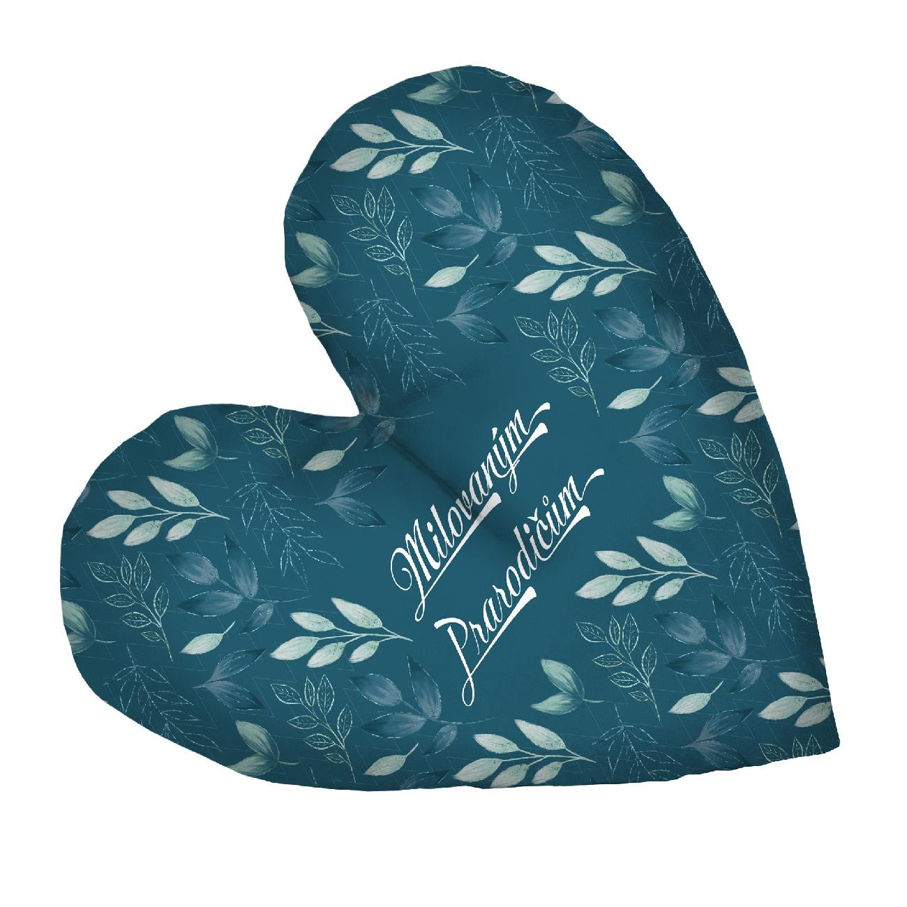DECORATIVE PILLOW HEART - Milovaným Prarodičům / LEAVES pat. 9