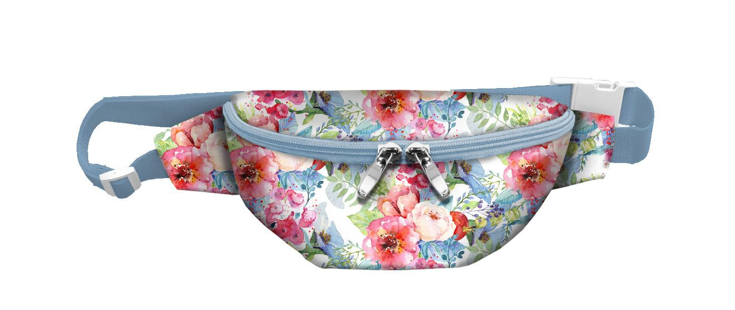 HIP BAG - WILD ROSE PAT. 3 (IN THE MEADOW) / Choice of sizes