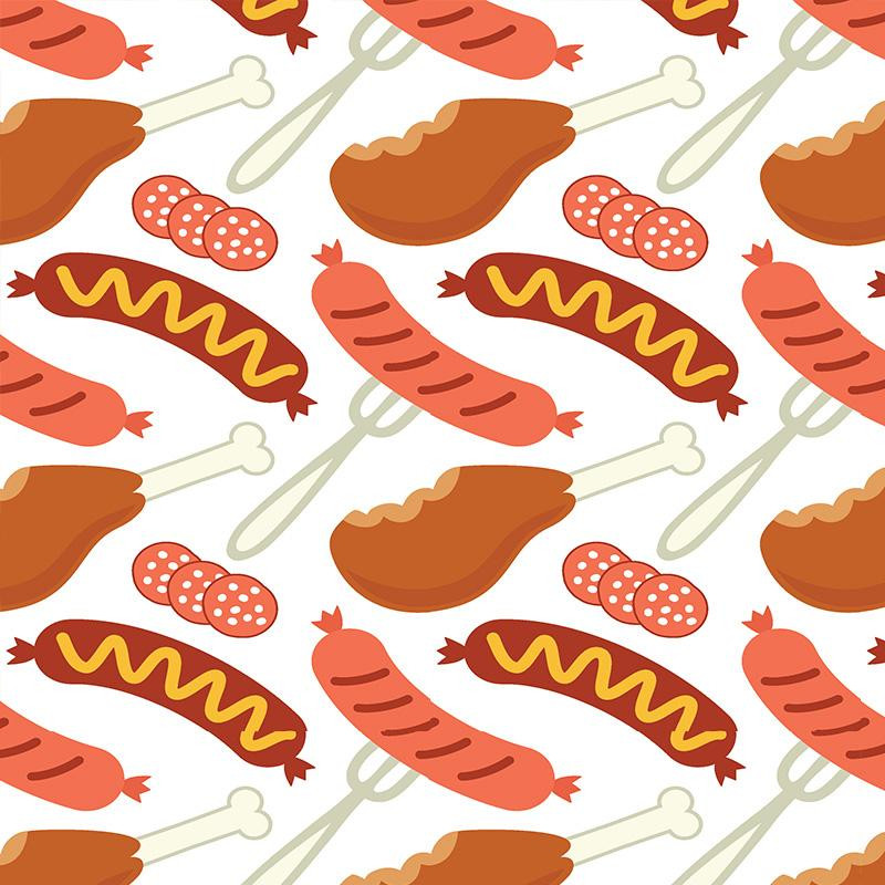 OKTOBERFEST GRILL - Cotton woven fabric