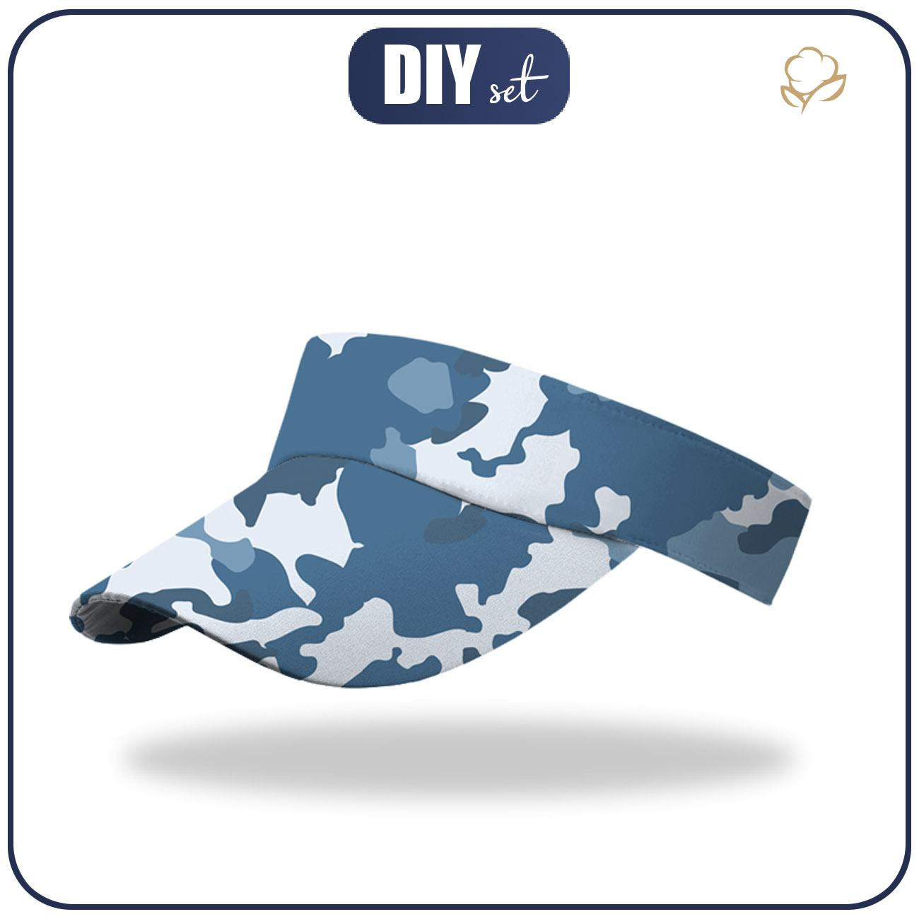 Peaked headband - CAMOUFLAGE PAT. 3 / jeans