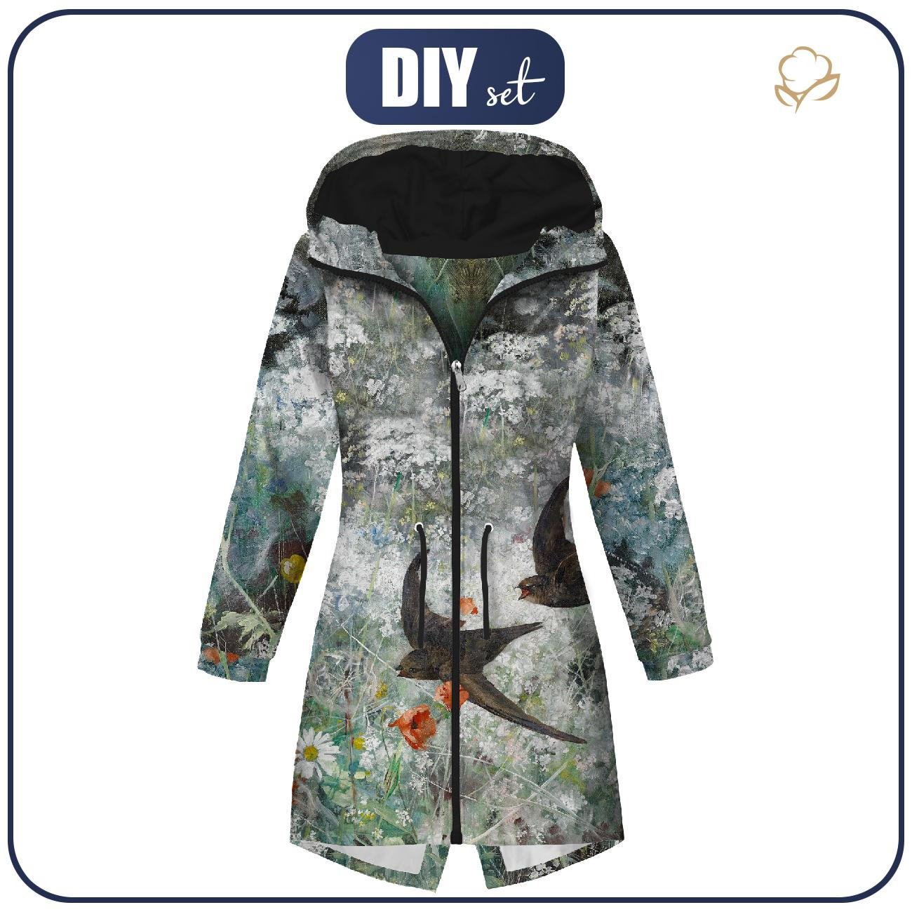 WOMEN'S PARKA (ANNA) - SWIFTS (Bruno Liljefors) - sewing set