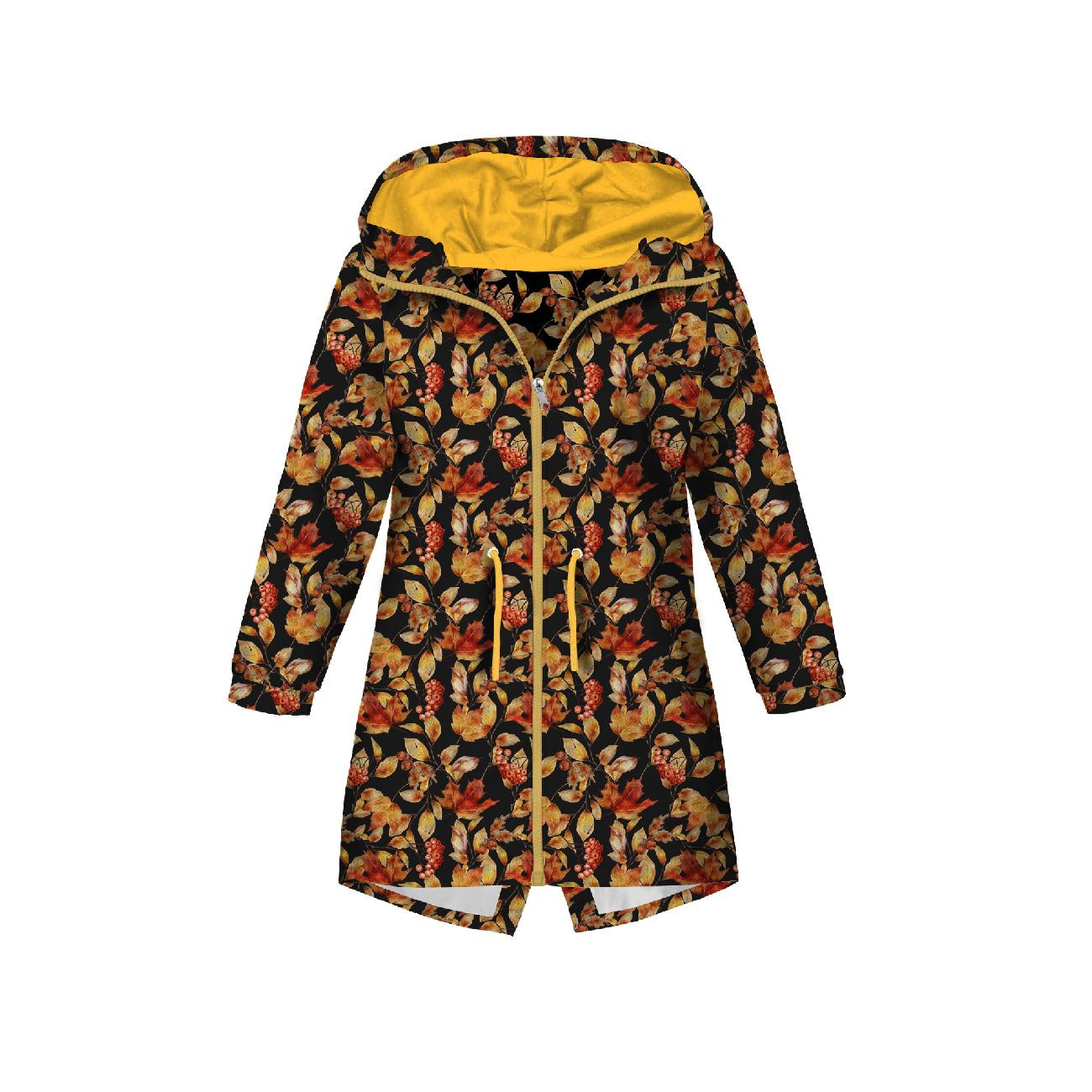 KIDS PARKA (ARIEL) - ROWAN AND ACORNS (COLORFUL AUTUMN) - softshell