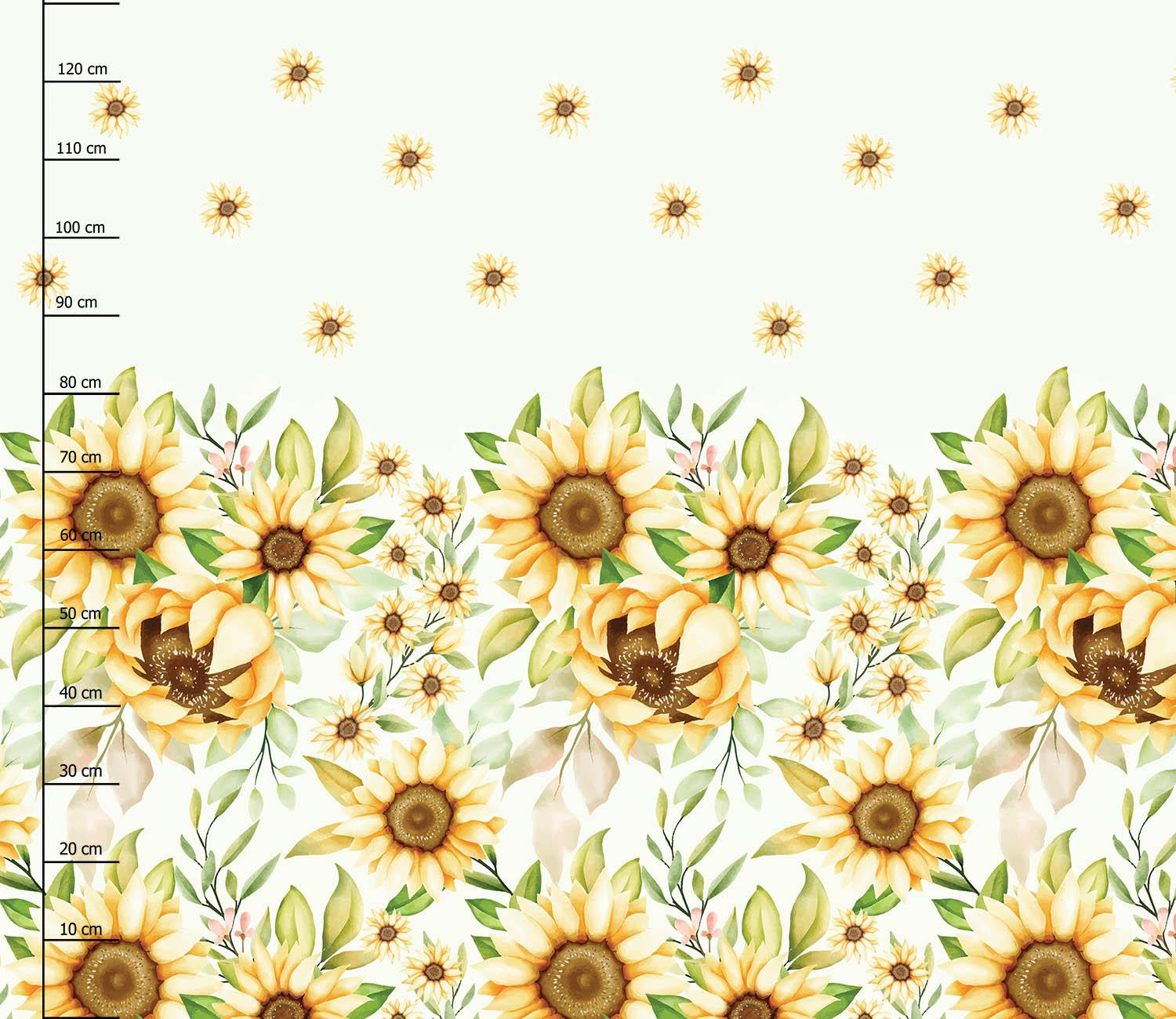 PASTEL SUNFLOWERS PAT. 3 - dress panel 