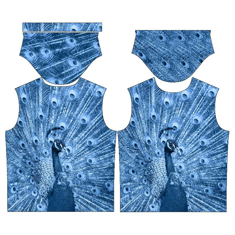 MEN’S T-SHIRT - PEACOCK (CLASSIC BLUE) - single jersey