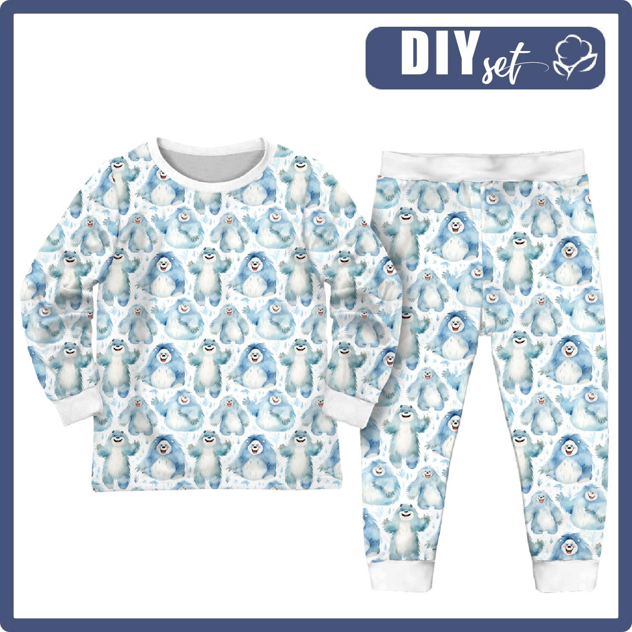 CHILDREN'S PAJAMAS " MIKI" - HAPPY YETI PAT. 2 - sewing set