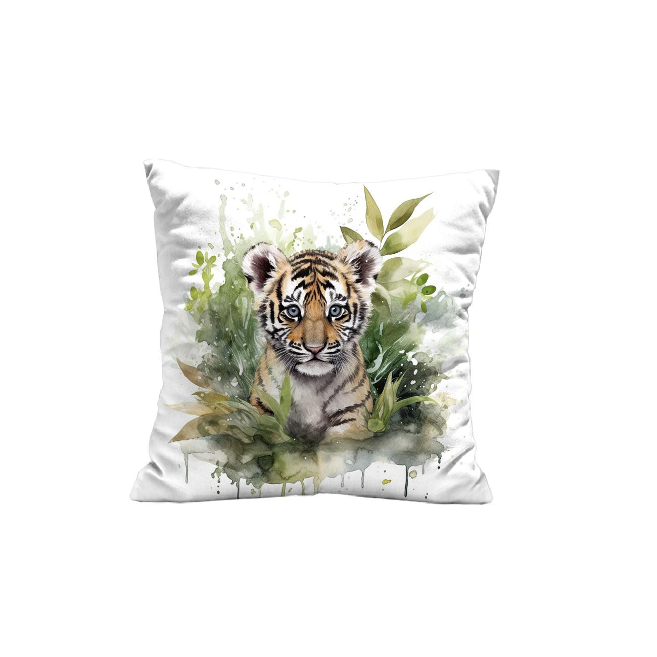 PILLOW 45X45 - WATERCOLOR TIGER - sewing set