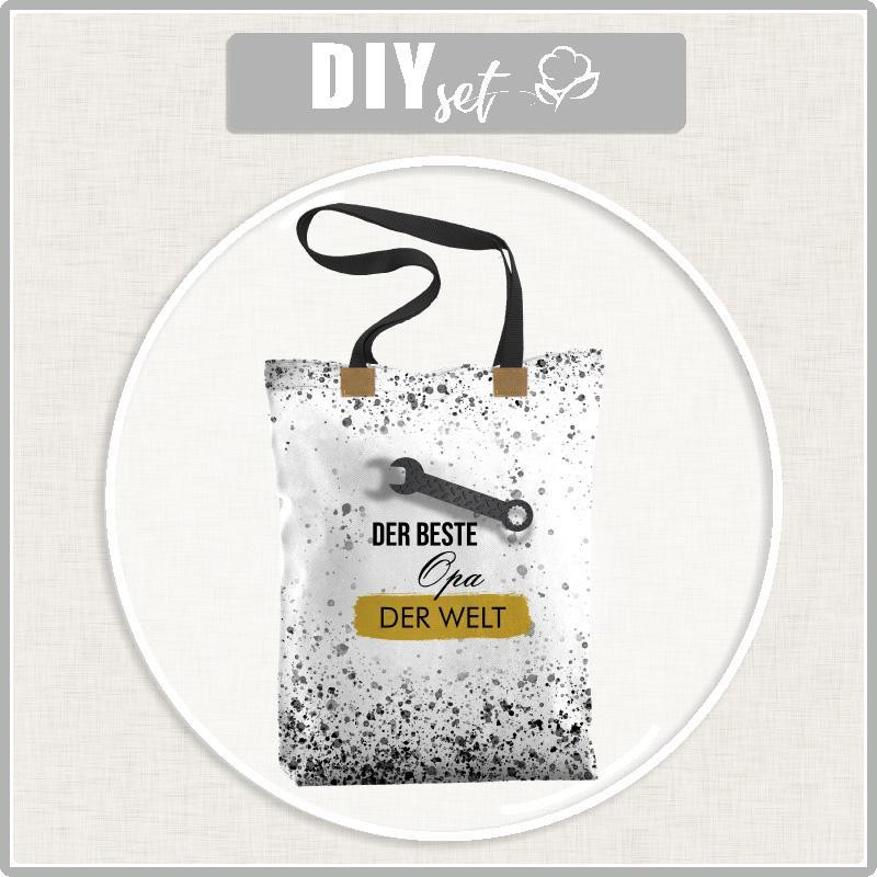 SHOPPER BAG - DER BESTE OPA DER WELT / wrench - sewing set